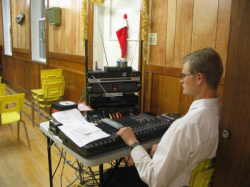the sound technician