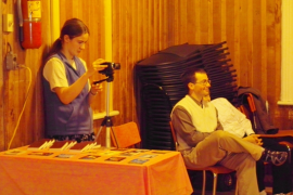 We were being recorded