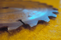 An old radial saw blade