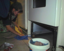 cleaning up the disaster