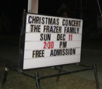 A Glowing Sign