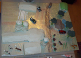 an arial view