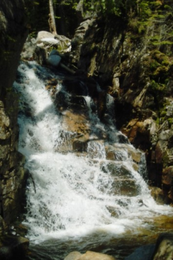One of many pretty waterfalls