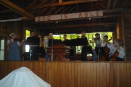 Playing music
