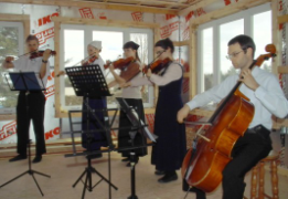 Playing hymns together