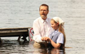 Baptised in the lake