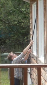 washing windows