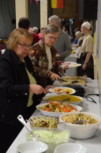 running the food line