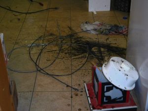 Dirty floor